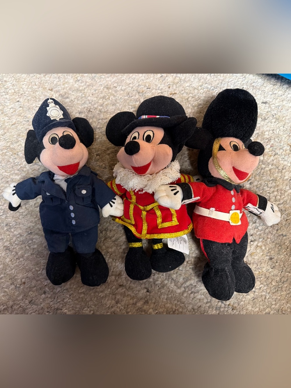 Vintage Mickey Mouse London Trio